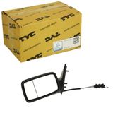 TYC Außenspiegel 337-0004 links, asphärisch | Compatibel met: VW GOLF III, GOLF III Variant, VENTO
