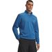 Under Armour Layer Fleece Hybrid Half Zip, bleu