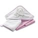 Italbaby 050.4100-0371 badjas met capuchon van badstof, 75 x 75 Sweet Pink, 350 g