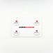 Course SportsMagneter Magnets de Course 4 pièces - Taille Unique - Couleur Blanche