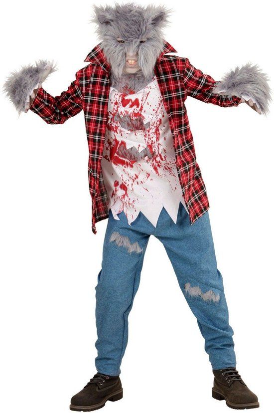 Widmann Weerwolf Kostuum Weerwolf William Jongen Small / Medium Carnaval kostuum Verkleedkleding