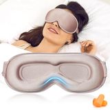 Slaapmasker Shenzhen Haorui Industrial Technology Co., Ltd. Slaapmasker voor mannen en vrouwen, 2, Effen