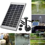 Pompe solaire pour fontaine, débit de 500 litres par heure, portée de pulvérisation de 60 cm, fonctionne à l'énergie solaire