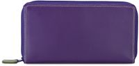 Mywalit Medium Tri-fold Portemonnee I Leer 14 cm - Dames - Horizontaal - orchid