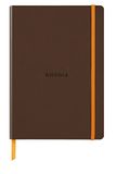 Rhodia 117384C - Soepel Notitieboek Brons - A5 14,8 x 21 cm - Gelijnd - 160 pagina's - Clairefontaine Ivoor Papier 90 g/m² - Leeslint, Elastieksluiting - Omslag in Imitatieleer - Collectie Rhodiarama