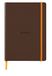 Rhodia 117384C - Soepel Notitieboek Brons - A5 14,8 x 21 cm - Gelijnd - 160 pagina's - Clairefontaine Ivoor Papier 90 g/m² - Leeslint, Elastieksluiting - Omslag in Imitatieleer - Collectie Rhodiarama