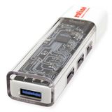 ROLINE Mobile USB 3.2 Gen 1 Hub, 4-poorts, Type A+C verbindingskabel