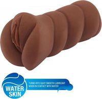 Bangers by Hidden Desire Super Wet Travel Beaver - Brown - Men's Masturbator