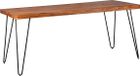 Wohnling table en bois massif sheesham, 180 x 80 x 76 cm. Table de cuisine, modèle WL1.495