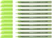 Schneider Vizz balpen (lichtgroen, M) 10 stuks