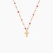 Collier Krystle Argent Doré à l'Or 750/1000