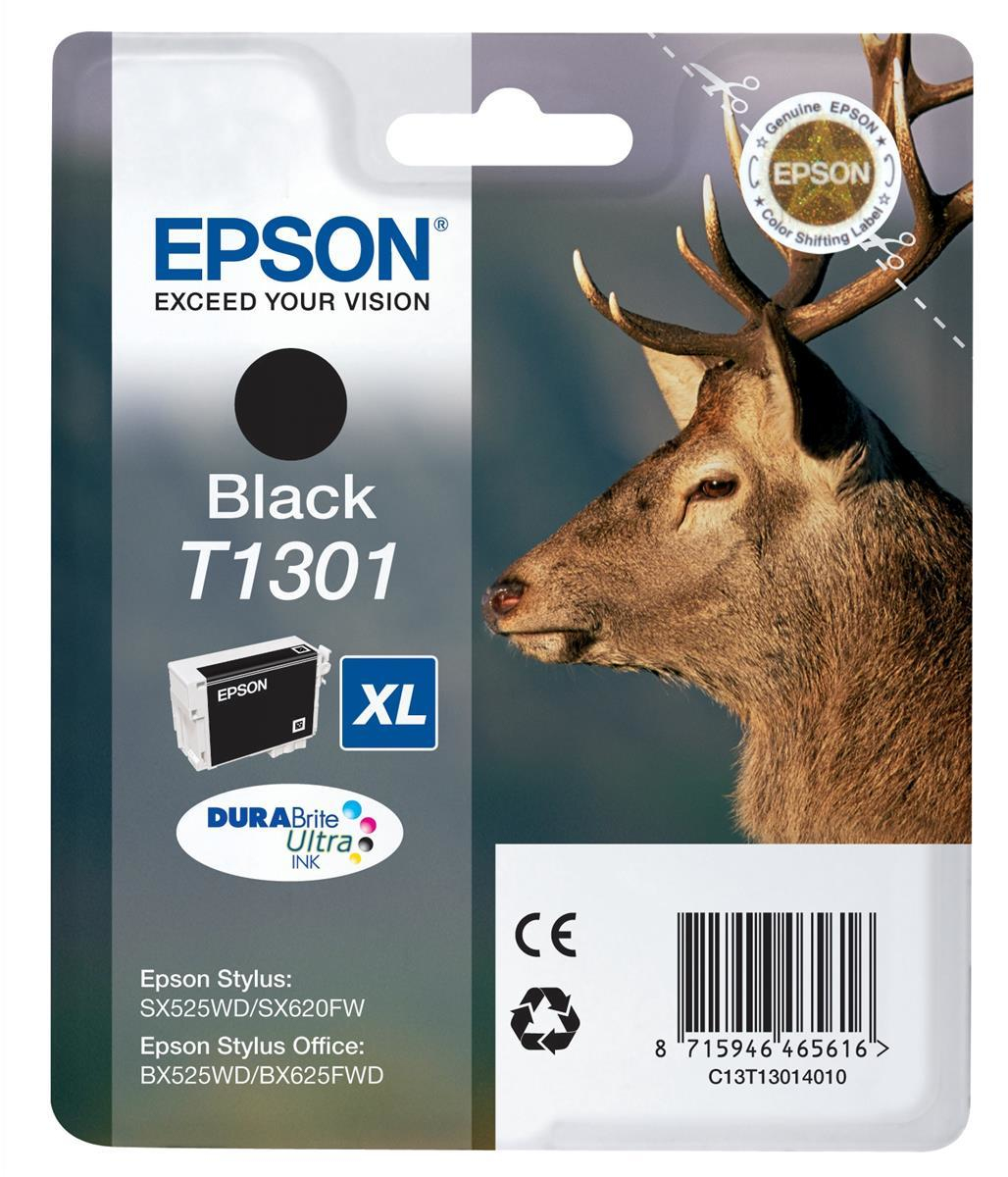 Epson inktpatroon Black T1301 DURABrite Ultra Ink