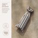 Meyco Housse de bouillotte en tissu éponge jacquard Fat Stripe - Taupe - 2-pack