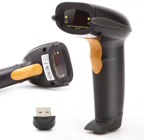 - Draadloze barcode scanner met usb aansluiting - bluetooth - handscanner - IOS - Android - draadloos scannen