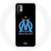 Olympique de Marseille Logo Zwarte Achtergrond Maniacase Hoesjes voor Xiaomi Poco M3 Pro