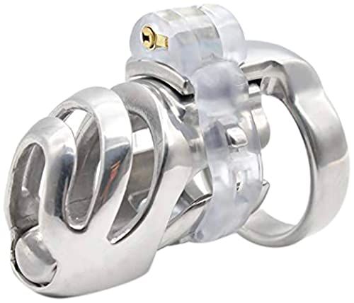 Bondage Masters Men's Chastity Device, Hidden Lock and Airflow Cage