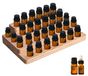 Bois présentoir pour 30 huiles essentielles et vernis à ongles