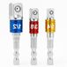 Allecto plus - jeu de 3 adaptateurs de douille 1/4", 3/8" et 1/2