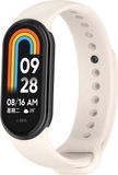 By Qubix Qubix - Siliconen bandje - Beige - Geschikt voor Xiaomi Smart Band 8 / 9 / 10