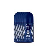 Nivea MEN Protect & Care - 6 x 50ml - Voordeelverpakking - Deodorant Roller