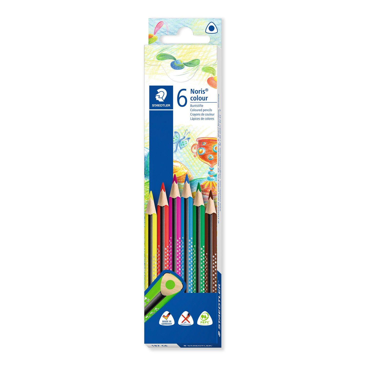 Staedtler 187 C6 Kleurpotloden Meerkleurig 6 stuks