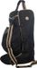 HKM Sac à bottes avec filet à casque, noir, Polyester, Nylon