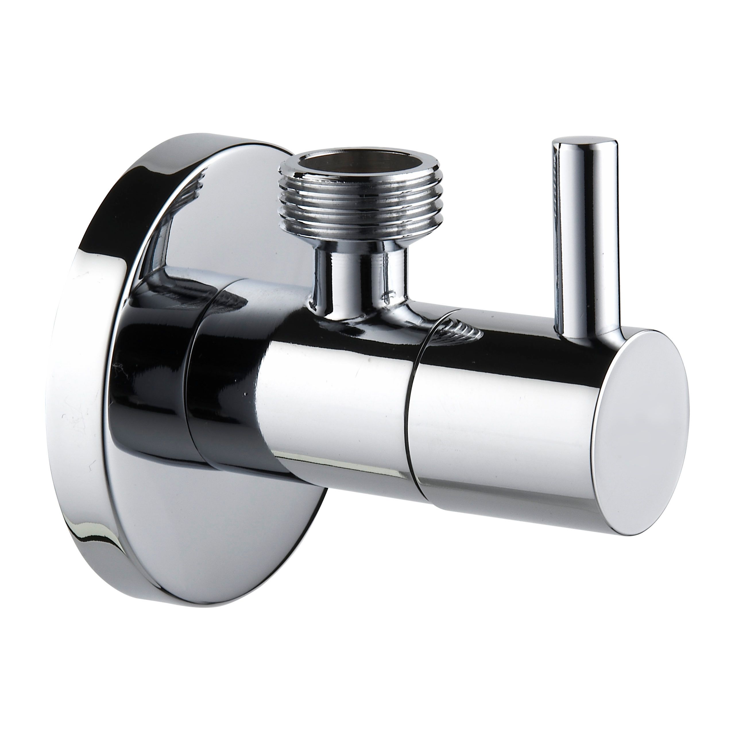 Creavit ALONI HOEKSTOPKRAAN 1/2x1/2 - Chroom - Messing