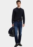 Hugo Boss BOSS Black Polo lange mouw Blauw H-Lofranco 10280726 01 50565565/404