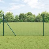 vidaXL - Gelast gaashek 2500 x 140 cm Groen