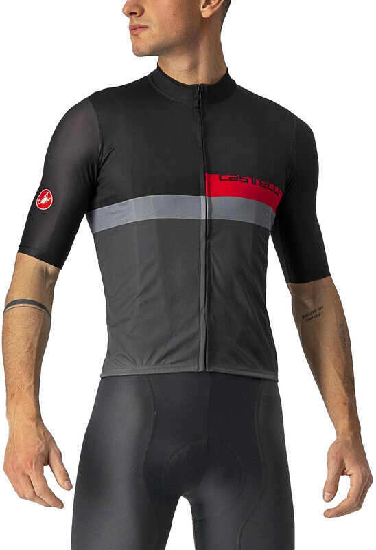 Castelli A Blocco Jersey Heren, zwart/grijs