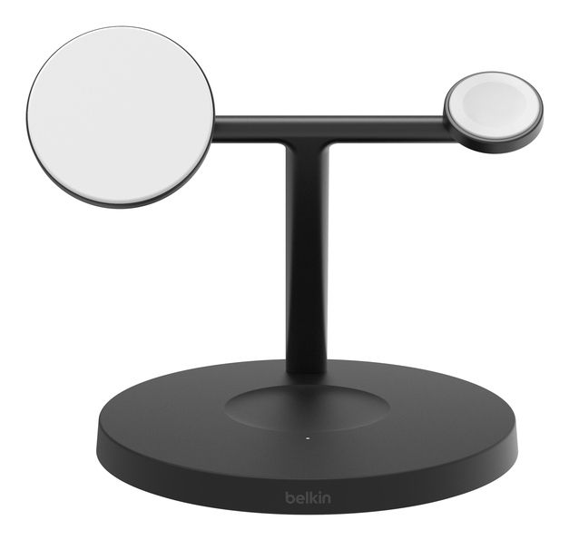 Belkin 3-in-1 Qi2 Draadloze Oplader - MagSafe - Zwart