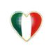 Quattroerre 497 Sticker Italia Scudetto Heart 3D