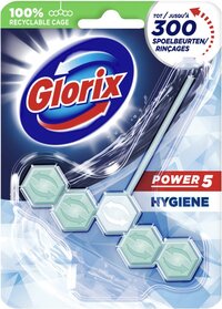 Glorix Toiletblok Power 5 Hygiëne - 55g
