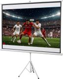 HOMCOM Projectiescherm Kunststof, metaal 203L x 152H cm Wit
