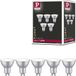 Paulmann Standaard 230 V LED-reflector GU10 Set van 5 5x460lm 5x4,9W 2700K aluminiumkleurig blank