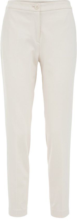 WE Fashion Dames slim fit pantalon met stretch