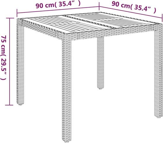 vidaXL 5-delige Tuinset met kussens poly rattan grijs