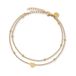 good.designs Enkelketting met hartvormig hangertje