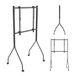 Maclean Brackets Maclean Verrijdbare TV Standaard met Wielen 37-80 Inch VESA 50 kg (zwart)