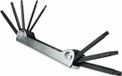 Brüder Mannesmann Bruder Mannesmann Torx sleutelset 8-delig - metaal - T9 t/m T40 - uitklapbaar