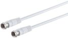 S-Impuls F-Stecker - F-Stecker, >100 dB, wit, 1,5m