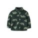 NAME IT MINI teddy jas met print - groen
