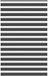 Zebra rolgordijn 145x200 cm stofbreedte 140,9 cm noir