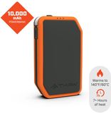 THAW Rechargeable Hand Warmer | 10.000mAh Grijs/Oranje