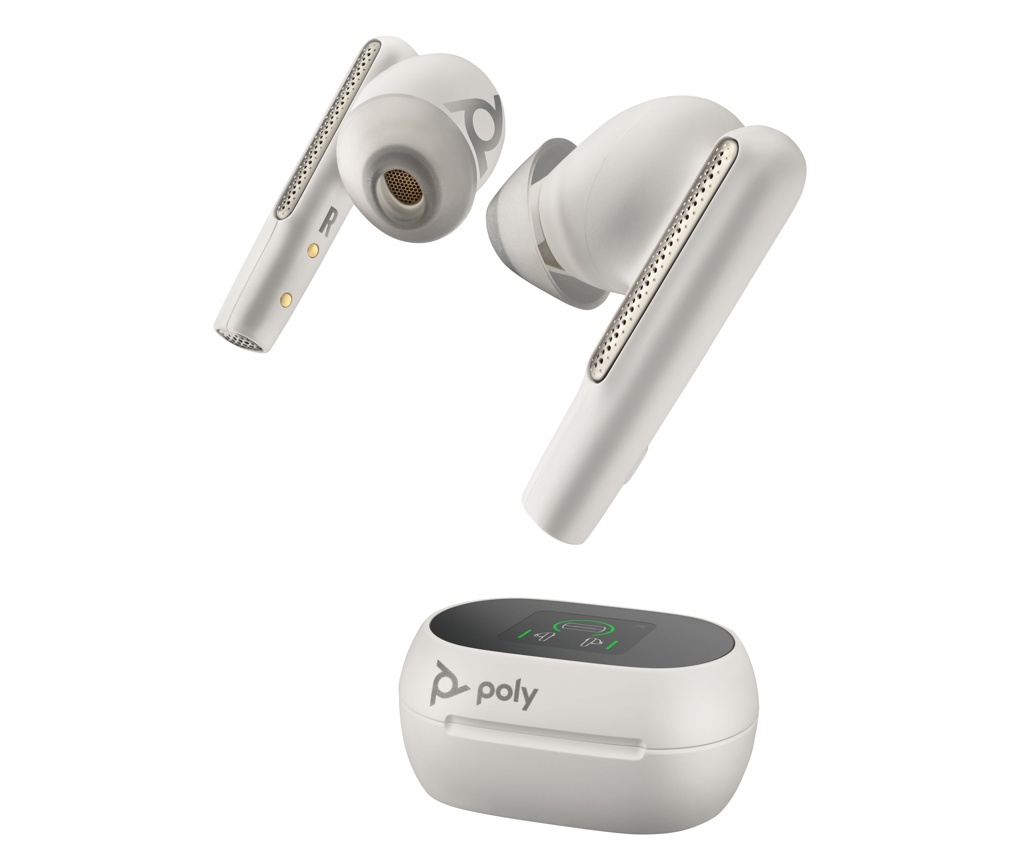 POLY Voyager Free 60+ - Wireless In-ear Headset - White