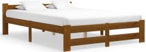 Maison Exclusive - Cadre de lit en pin massif brun miel 160x200 cm