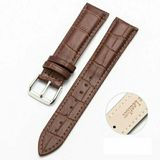 By Qubix - Crocodile leren bandje - Bruin - geschikt voor Huawei Watch GT 6 / GT 7 / GT 6 pro / GT 7 pro - 46mm