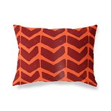 BonaMaison Oranje-Bordeaux Decoratieve Kussensloop, Kussenhoezen Bank, Decoratieve Kussenhoesjes, Kussensloop; Sofa, Slaapkamer, Kantoor, Auto 45x60 Cm - Ontworpen en vervaardigd in Turkije