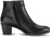 Gabor Dames Enkellaarsjes Blokhak Ritssluiting Leer Rubber 3-4 cm Herfst/Winter