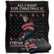 LOGOVISION The Vampire Diaries All I Want For Christmas Is Stefan Salvatore Silky Touch Super Zachte Gooi Deken 152 X 127 Cm
